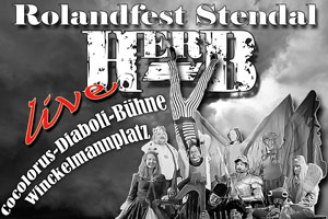 Pop-Rock-Cover mit Liveband HERB in Stendal zum Rolandfest