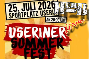 2026 spielt auf dem Useriner Sommerfest die Rock-Cover Band HerB