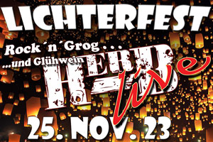 Lichterfest in Waren bei Zimmermann Elektro mit HERB live