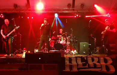 Lichtshow Grung-Band HERB