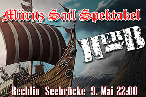 Rechliner Mueritz-Sail mit Live-Rock-Cover Band HERB